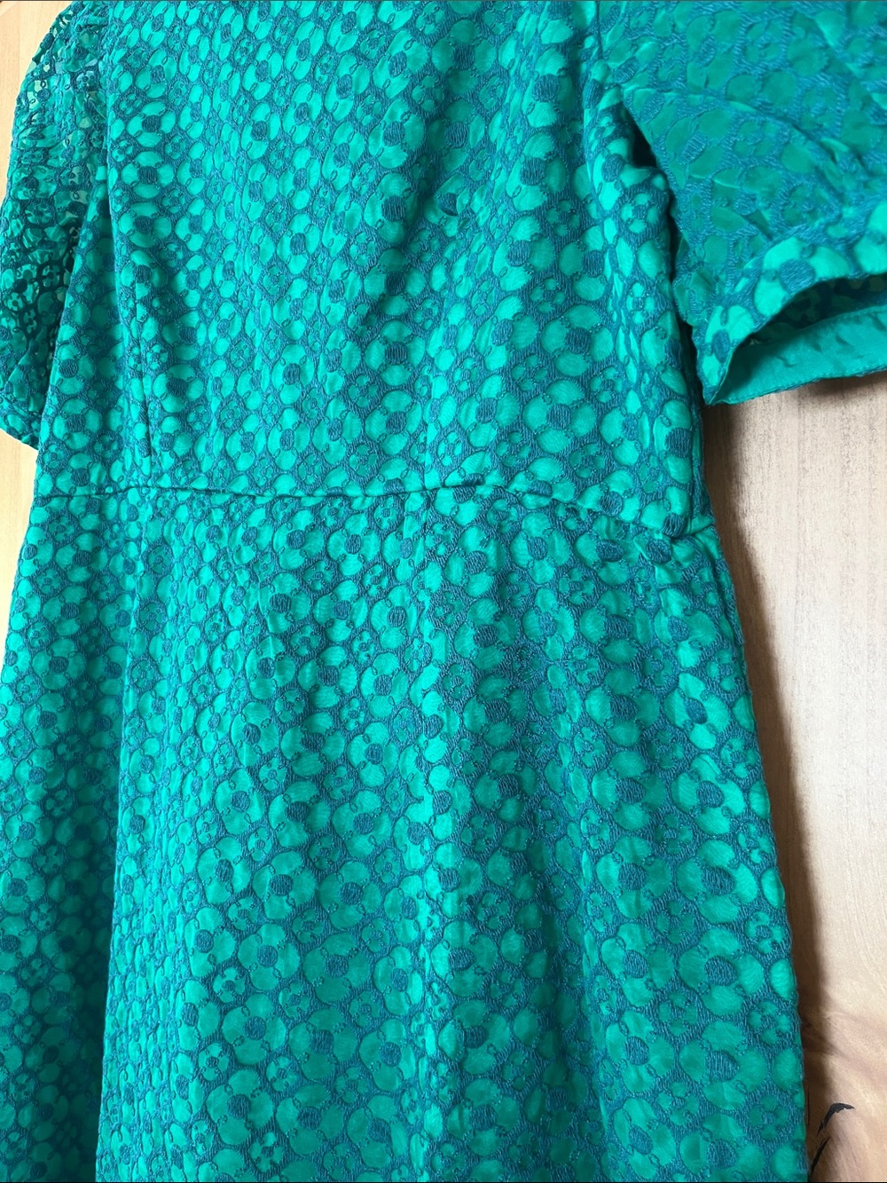 Boden Emerald Green Lace Midi Dress - Picture 3 of 3